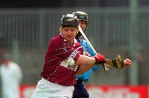 Donal in action for his county hurling team Westmeath in 2002